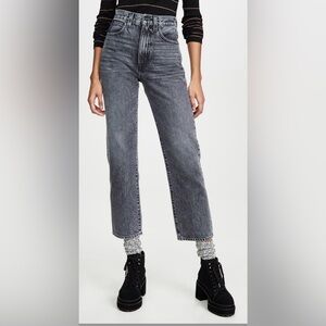 SLVRLAKE London Crop premium denim Gray Women's Jeans